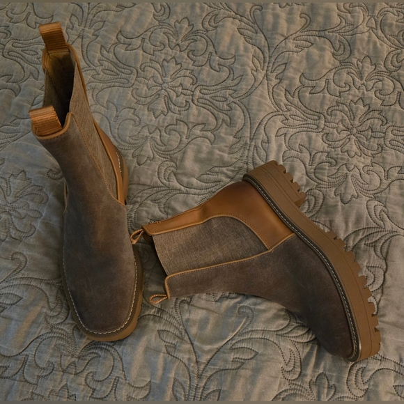 Sam Edelman Laguna Chelsea Leather Boots Women's Size 8 - Picture 5 of 6